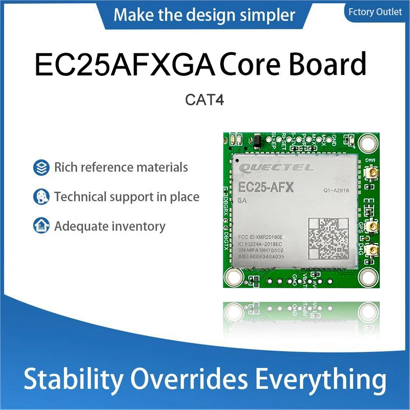 Core Board Quectel EC25-AFX Модуль NGFF SIM-карта 4G LTE Cat4 EC25AFXGA С слотом для SIM-карты