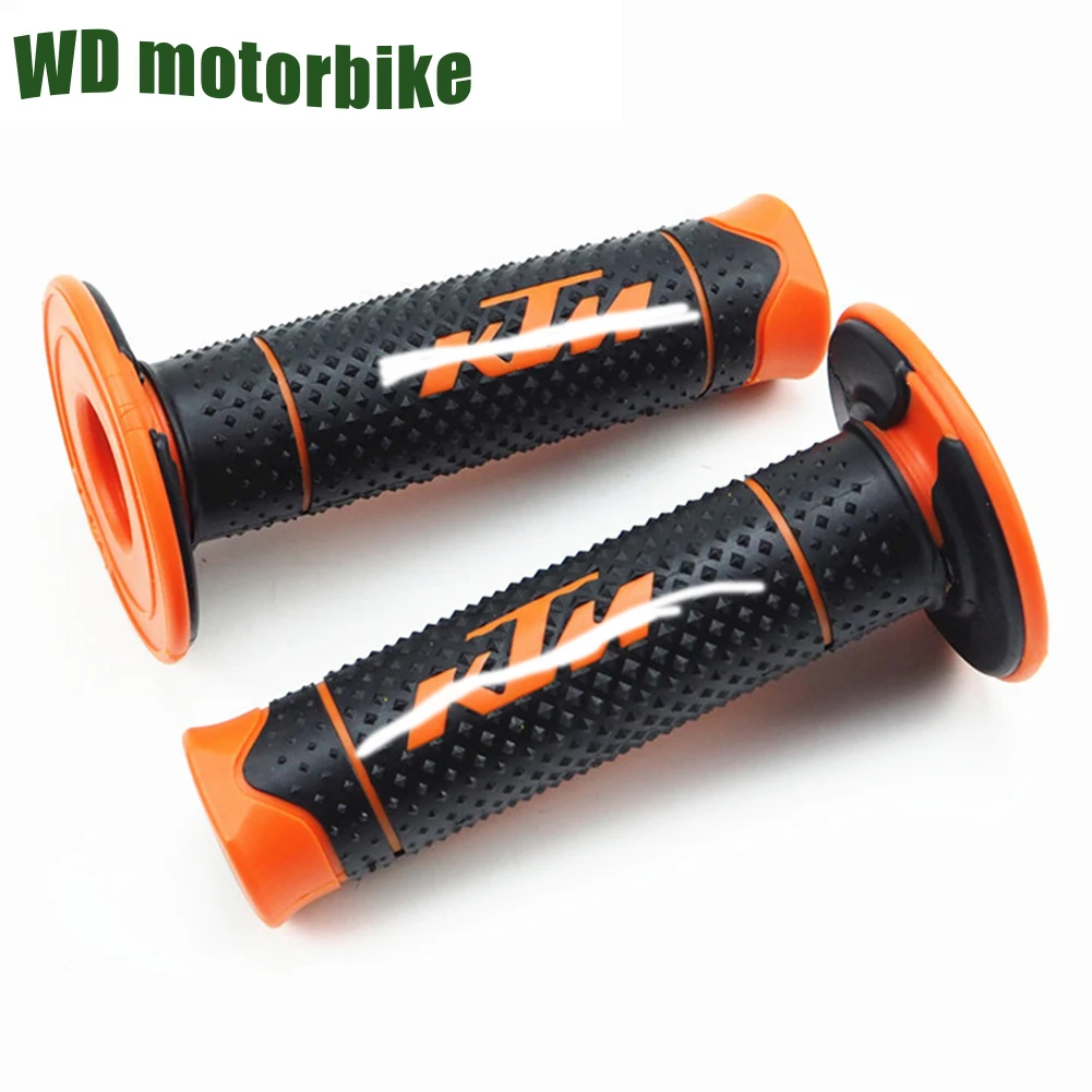 

7/8" 22mm Handlebar Grips Motorcycle ATV Handle Gel For ktm Duke 125 200 250 390 790 EXC EXCF SX SXF XC XCF XCW 2004-2021 Orange