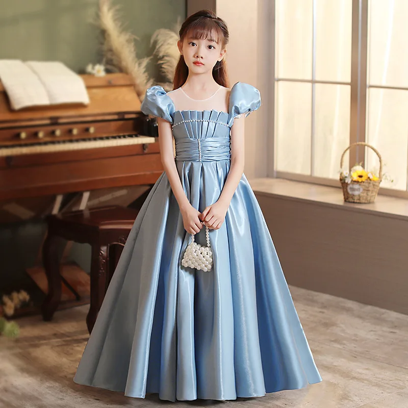 

Children's Dress Girls Dresses for Eid Ball Gown Girl Clothes Robe Formal Party Baby 2023 Princess Kids Occasion Girls' Kids'