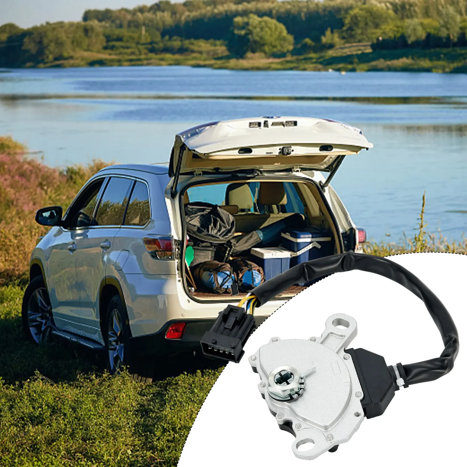 Переключатель передачи черный и серебристый автомобильные аксессуары прочная