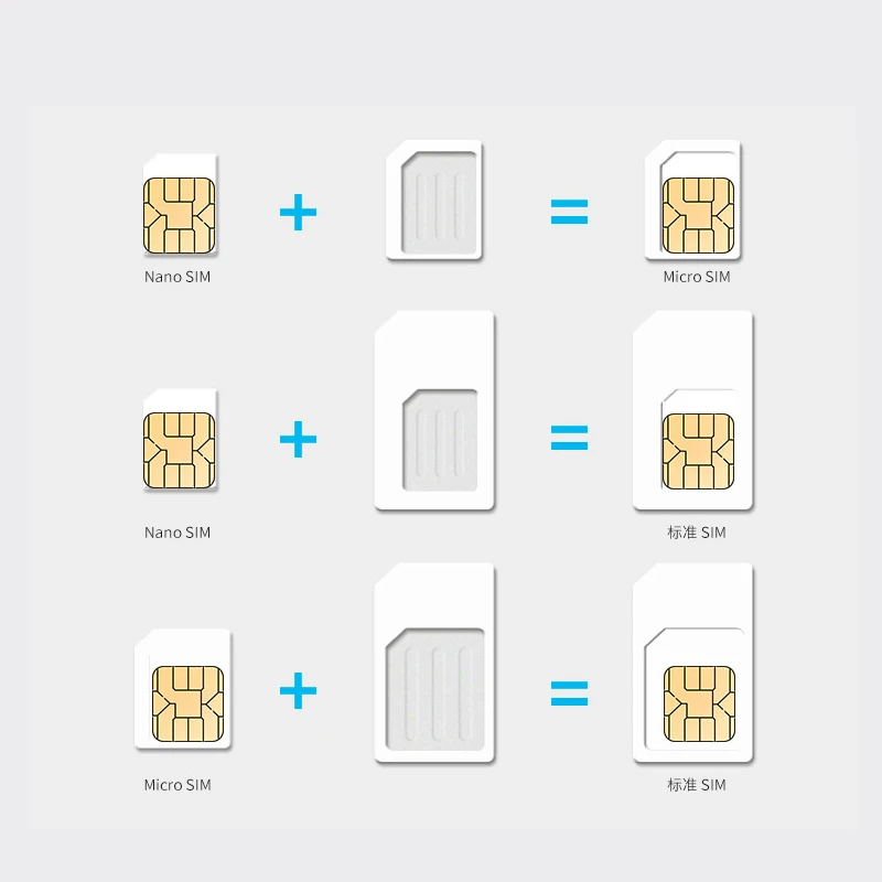 Фото 100 комплектов адаптеров для карт Micro Nano SIM, комплект разъемов для iPhone 6 7 plus 5S Huawei P8 lite P9 Xiaomi Note 4 Pro 3S Mi5 держатель для SIM-карты №3