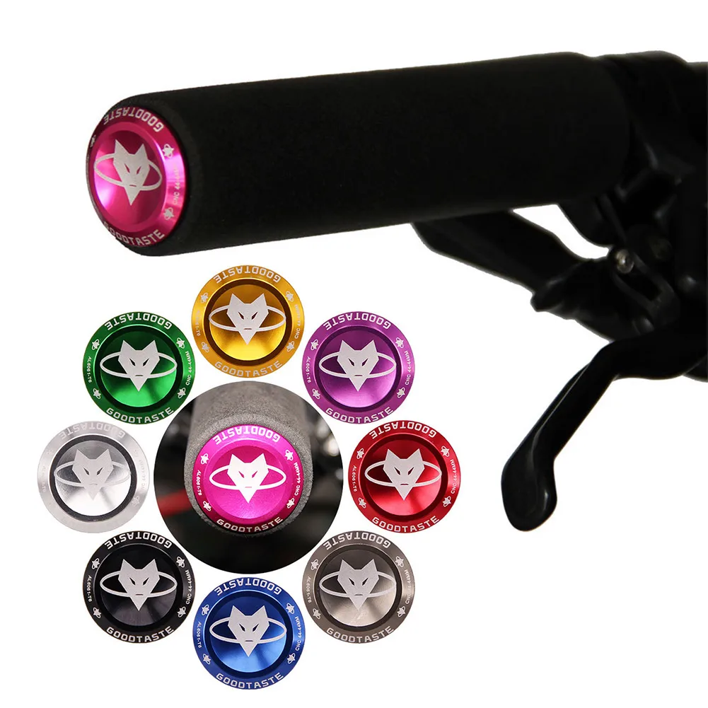

Mountain Bike Handlebar End Plug Aluminum Alloy Lock MTB Bicycle Handle Bar Grips Cover Cap Bicycle Bar End Accessories