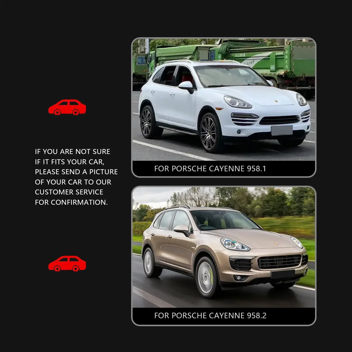 Фото Автомобиль для Porsche Cayenne 958,1 958.2 фара 2011-2017 обновление модифицированный DRL динамический указатель поворота светодиодные фары автоаксессуары №2