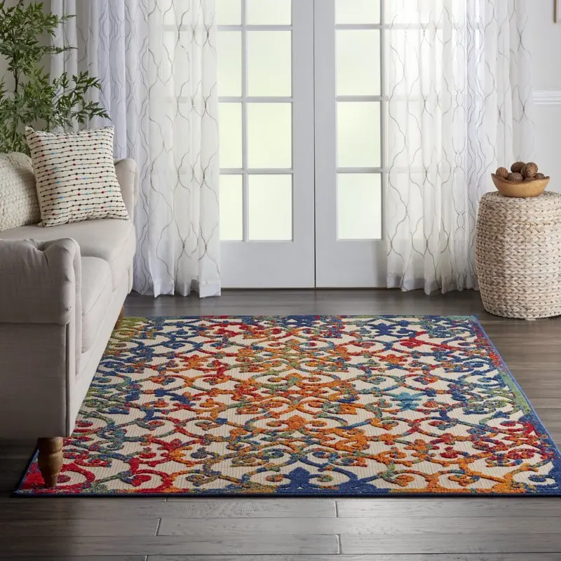 

Aloha French Country Transition 3'6" x 5'6" Area Rug, 4' x 6'