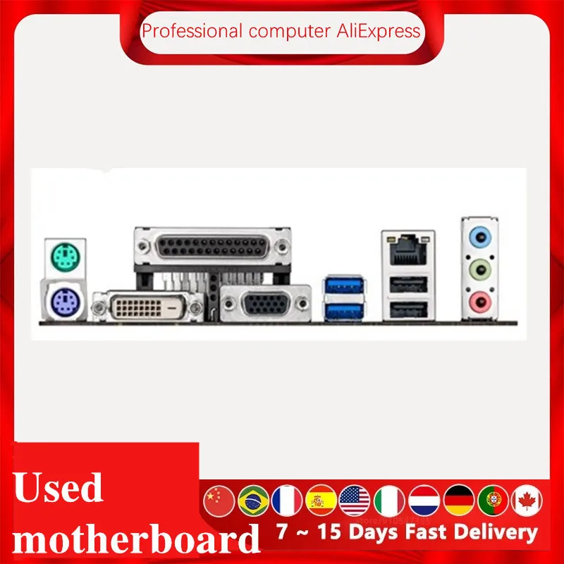 Оригинальная б/у материнская плата B85 LGA 1150 для Asus