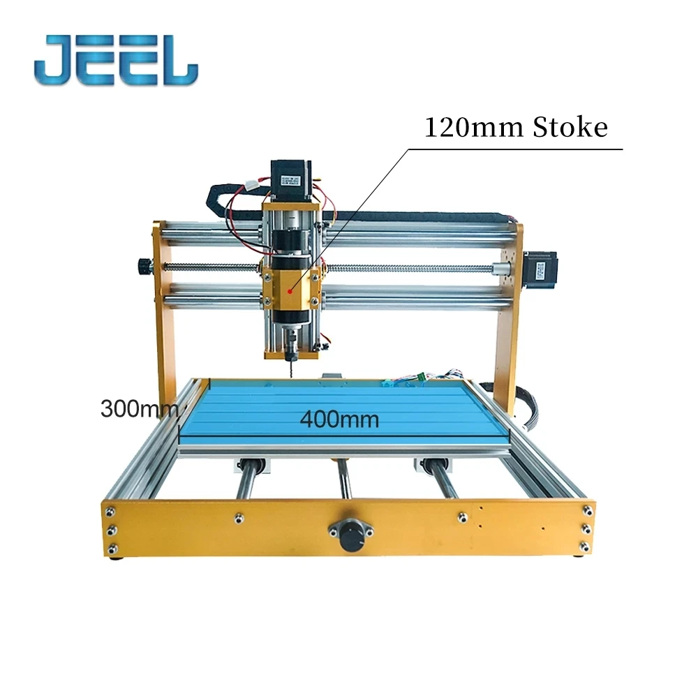 Новый комплект цельнометаллических рамок CNC 3040 ход 300*400*120 мм 30*18Plus обновление: Nema17