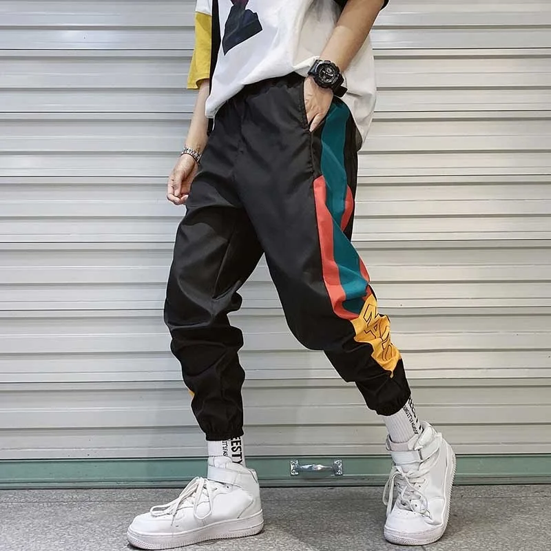 

2023 Jogger Men Cargo Pants Hip Hop Streetwear Casual Pant Trousers High Street Elastic Waist Harem Pant Men Techwear Multi Pant