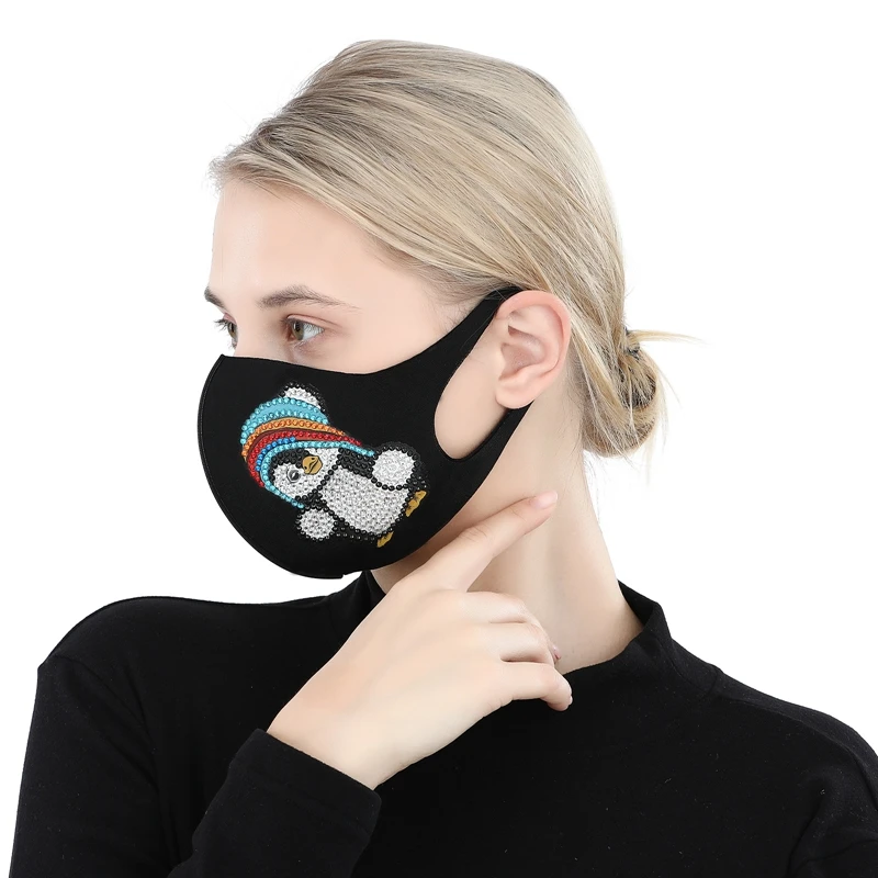 Набор для алмазной живописи 5D сделай сам маска из страз в виде животных вечеринки