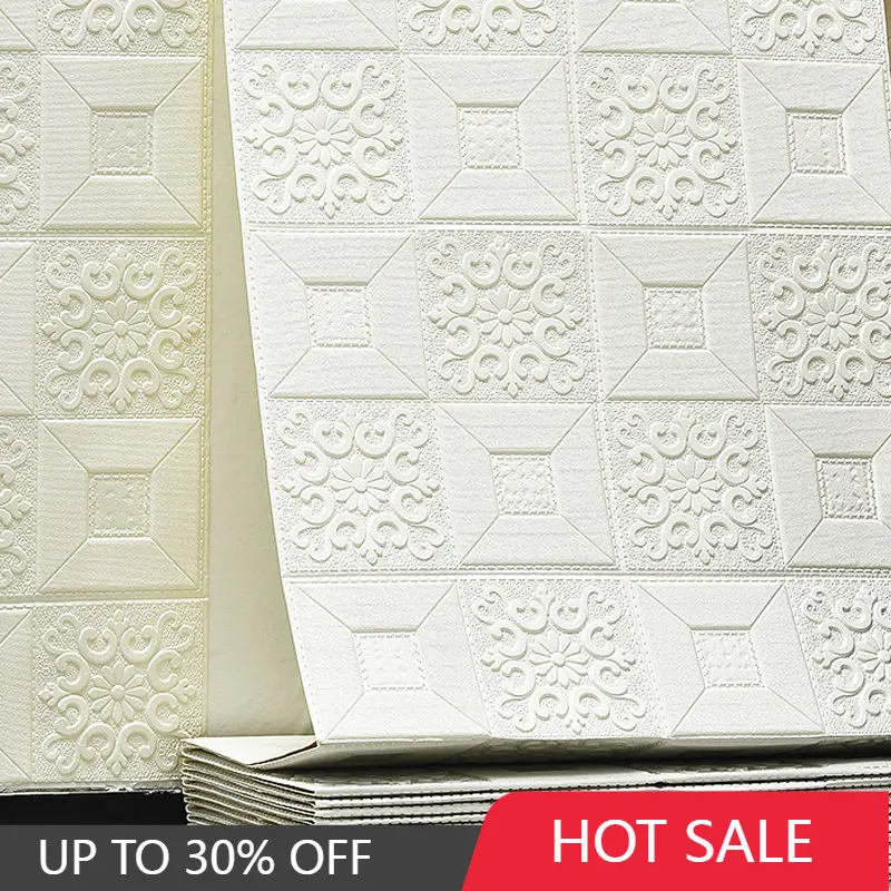 

Foam 3D Wallpaper DIY Wall Stickers Wall Embossed Brick Stone Wallpaper Room Peel and Stick Wallpaper Decor