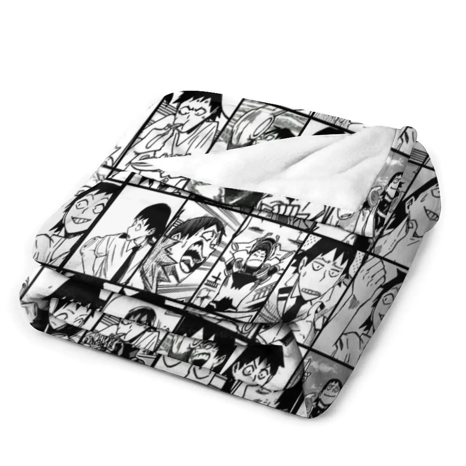 Панели с рисунком комиксов-манга коллаж плед-одеяло для кровати среда тяжелые