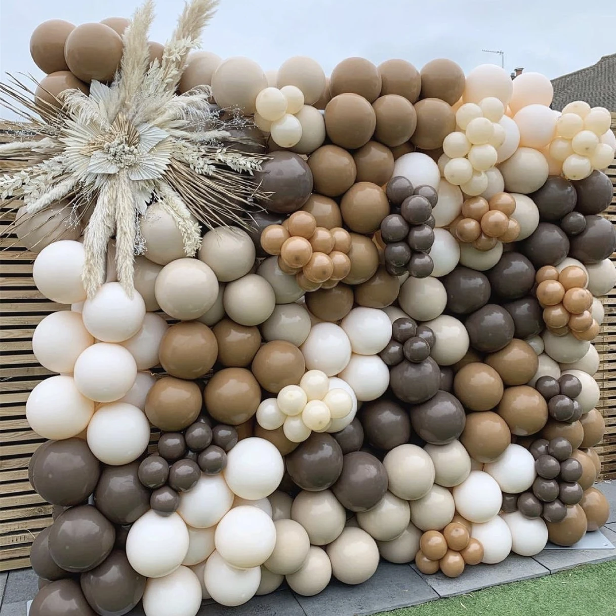

20/28/40pcs Coffee Retro Nude Balloons Garland Birthday Party Wedding Balloon Decoration Baby Shower Globos Anniversaire Party