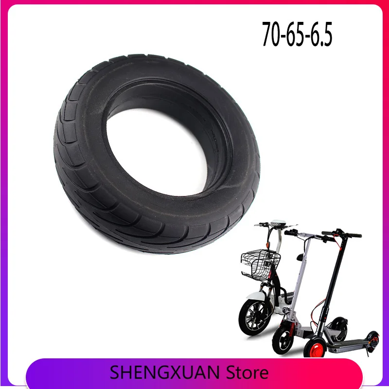 

Высококачественные 70/65-6,5 твердые шины для Xiaomi Mini Pro Balance Scooter 10 дюймов 10x6,5-взрывозащищенные бескамерные шины