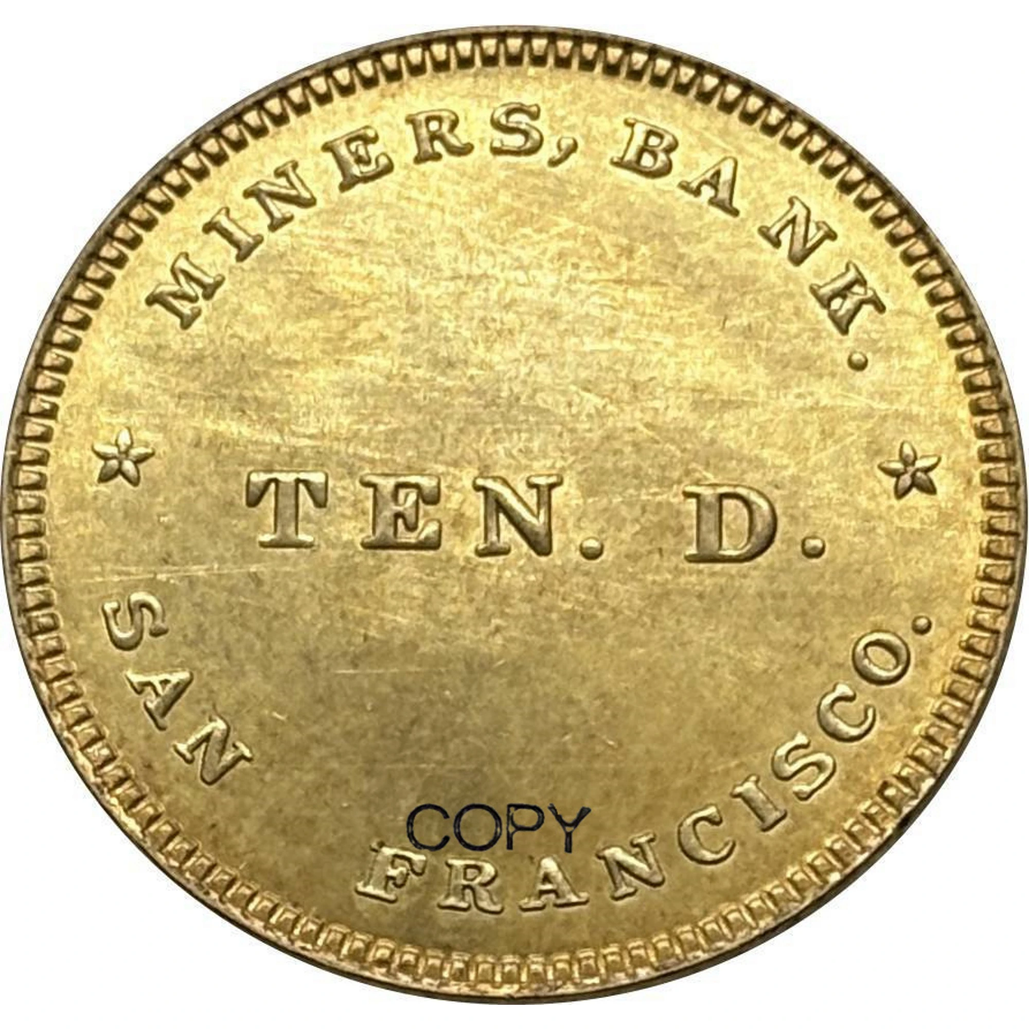 

Копия памятной монеты США 1849 года