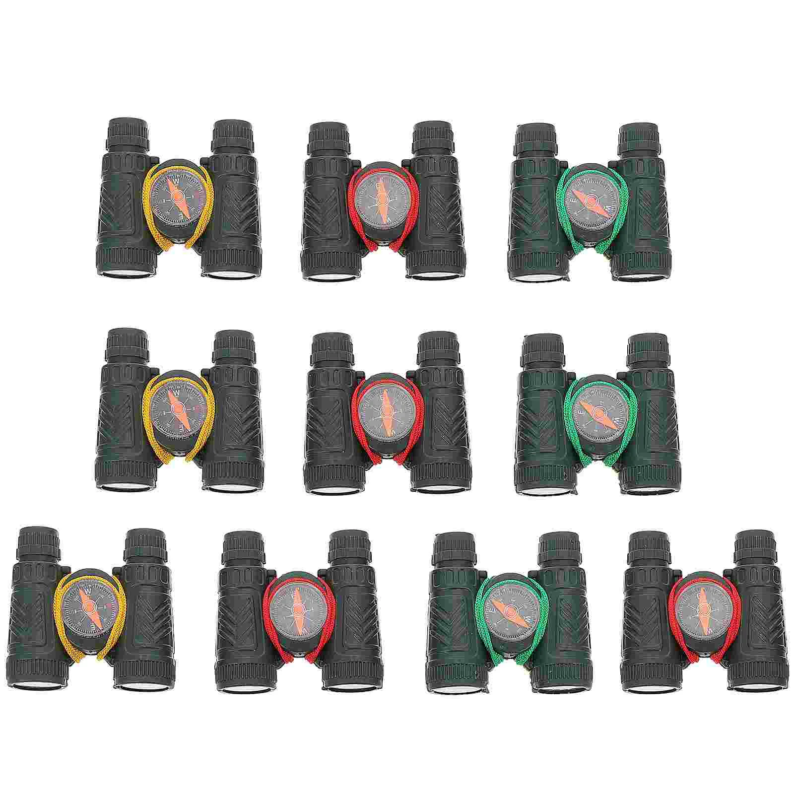 

10 PCS Toy Compass Students Durable Camping Plastic Outdoor