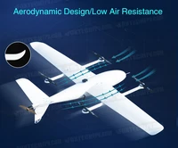 foxtech ayk 350 fixed wing uav surveillance long range mapping delivery drone vtol