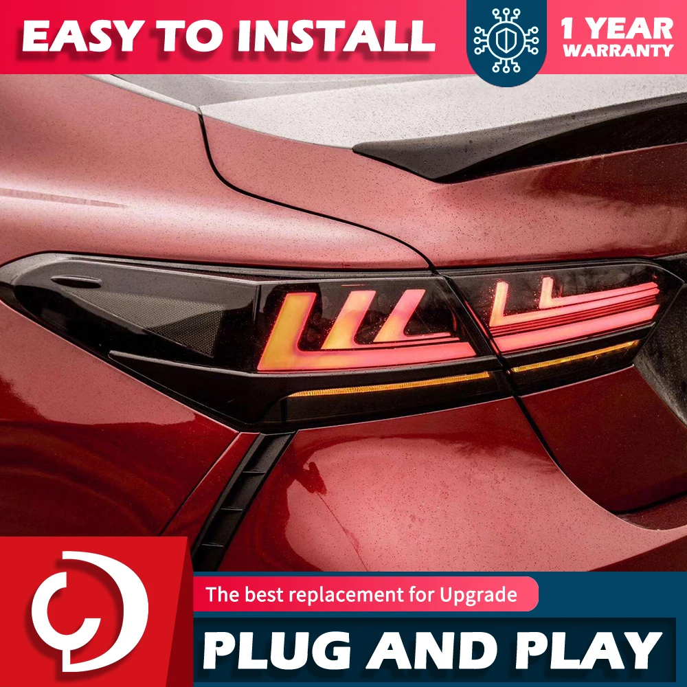 

Brand New Tail Lamp for Toyota Camry Tail Lights 2018-2022 Camry XSE LED Tail Lamp Upgrade to LS400 Design LED Dynamic Signal