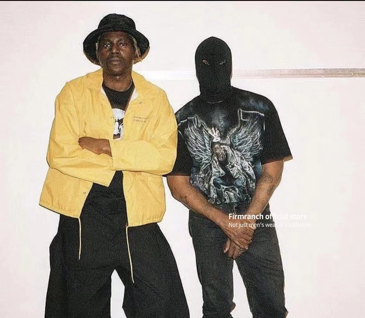 

Головного убора firmранчо Kanye с двойной молнией, с открытыми глазами, для мужчин и женщин, черная Vibe, маска для головы в стиле Хай-стрит, тонкий ...