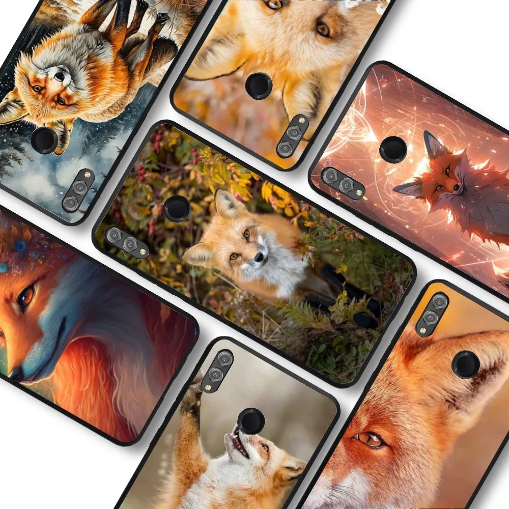 

Cute Animal Fox Phone Case For Huawei Y9 6 7 5 Prime Enjoy 7s 7 8 Plus 7a 9e 9plus 8E Lite Psmart Shell