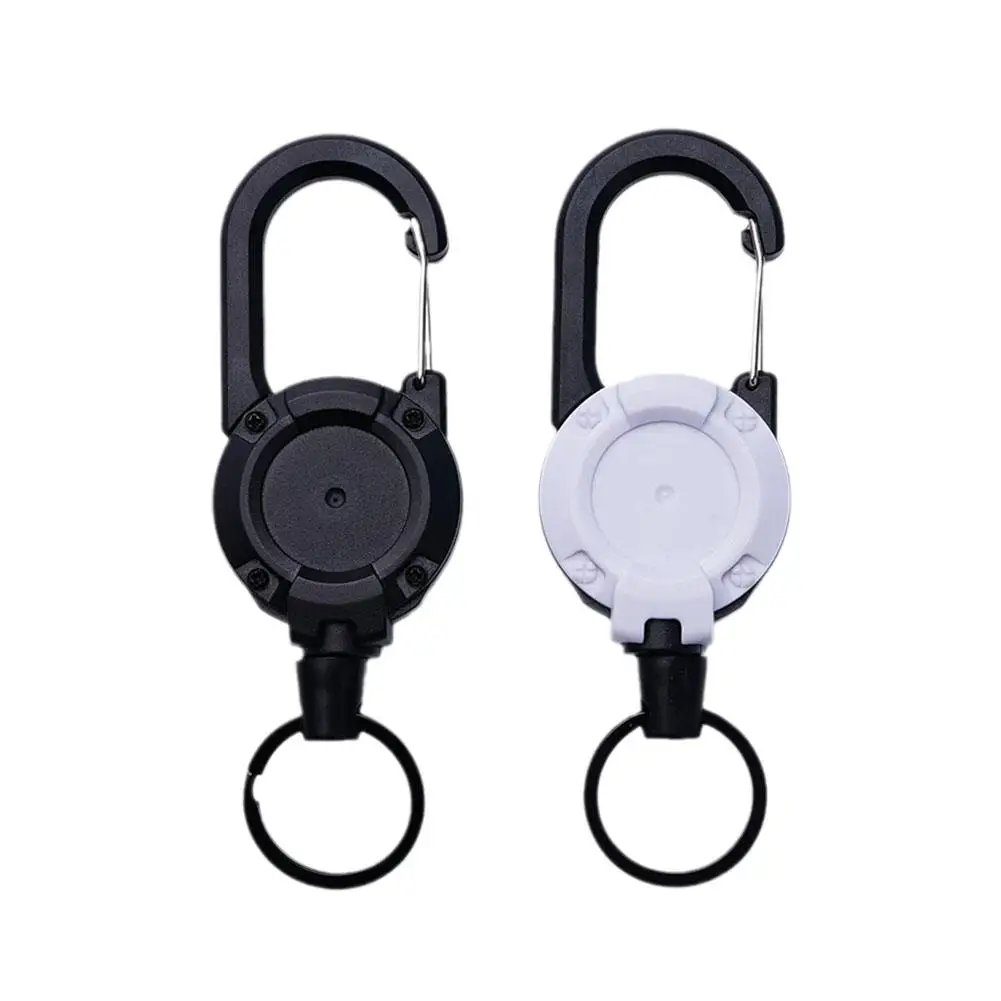 

Anti-theft Telescopic Keychain Retractable Hook Keychain Telescopic Burglar Chain Key Holder Tactical Key Ring Accessories 68cm