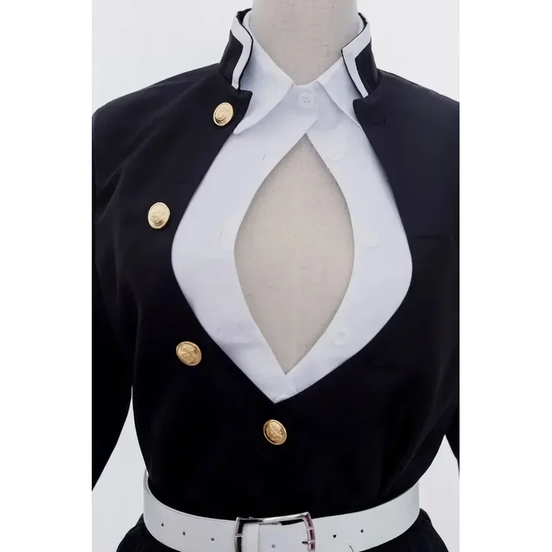 Аниме Kanroji Mitsuri Косплей Костюм Kimetsu No Yaiba Kostuum Kimono Uniform Pruik Хэллоуин Sleding