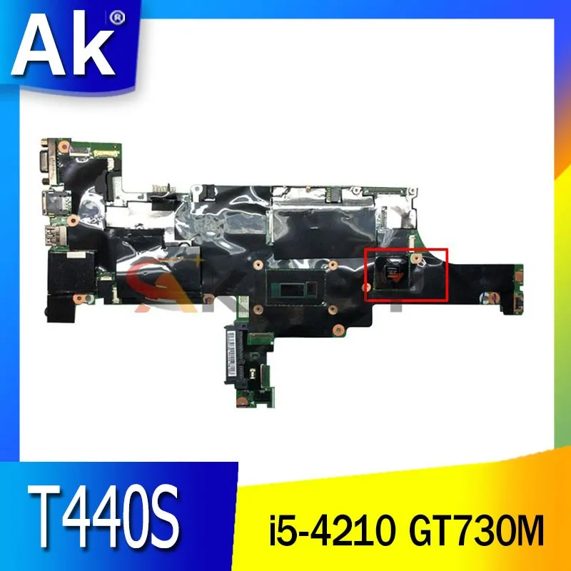 

Mainboard 00HW100 VILT0 NM-A051 for lenovo thinkpad T440S i5-4210U GeForce GT 730M Laptop motherboard