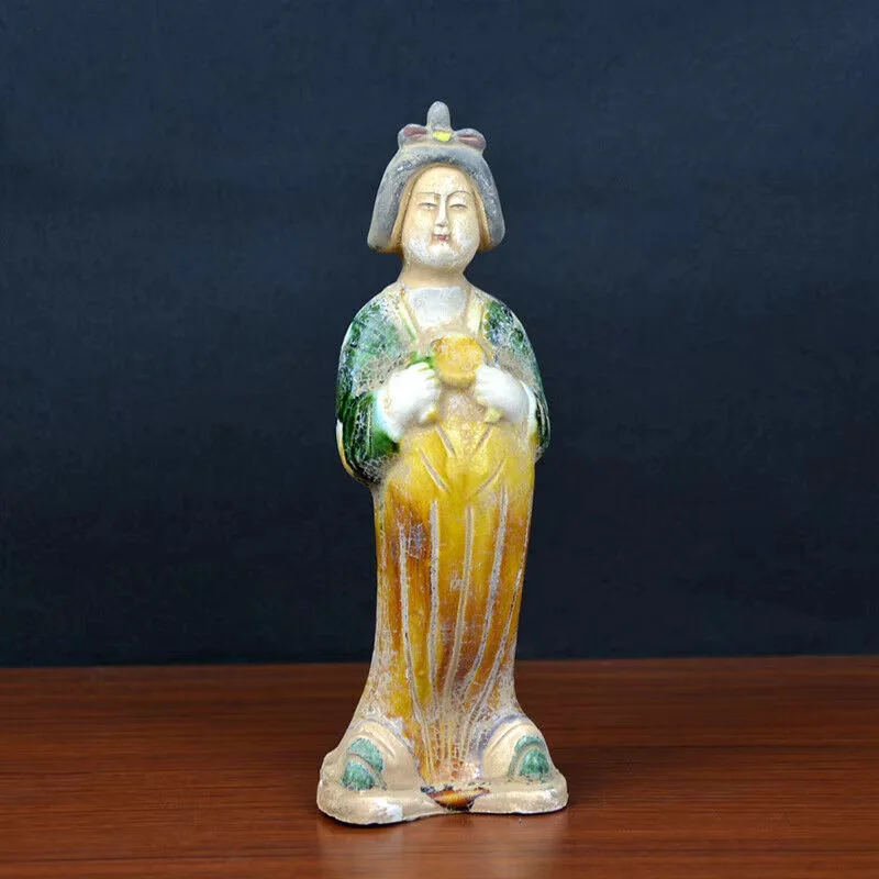 

Антикварная фарфоровая статуэтка Luoyang Ceramics Tang Sancai