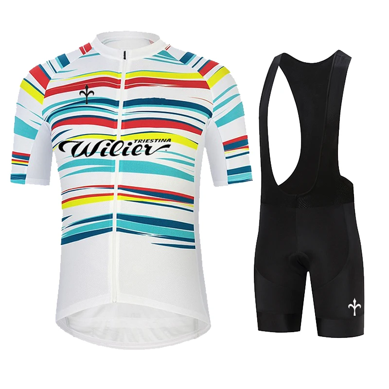 New Ciclismo 2022 Summer Team Cycling Jersey Set Breathable Quick-Drying Triathlon Skinsuit Maillot Ciclismo Masculino Wilier