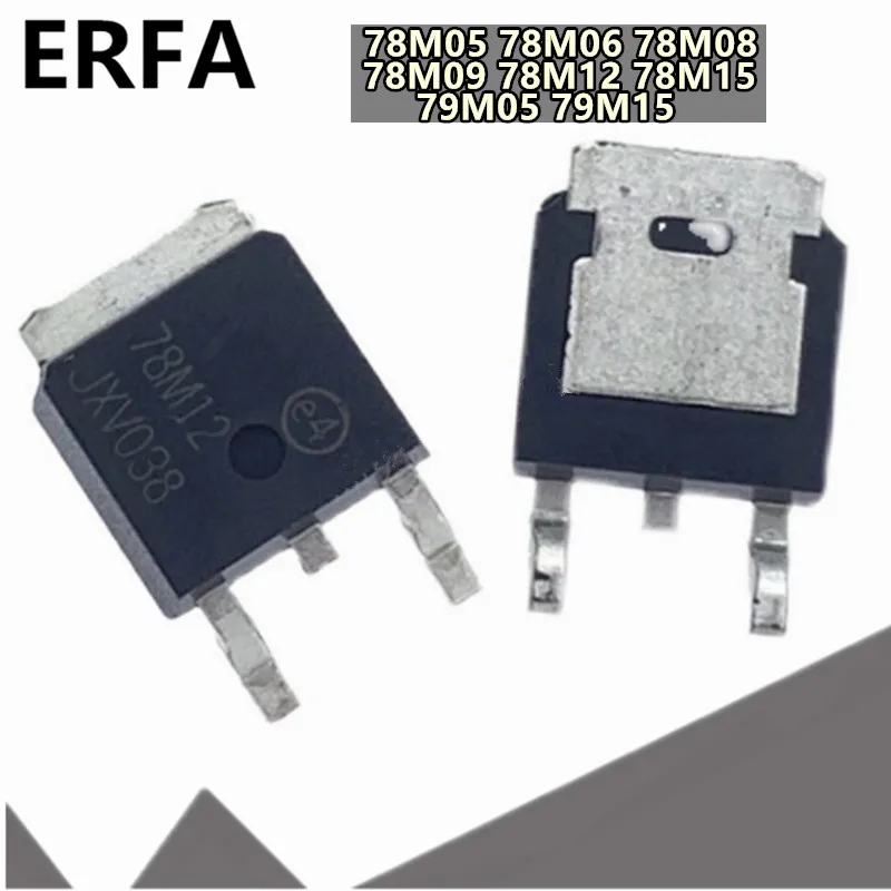 

10pcs 78M05 78M06 78M08 78M09 78M12 78M15 79M05 79M15 TO252 L78M05CDT L78M06CDT L78M08CDT 7805 voltage regulator Triode TO-252