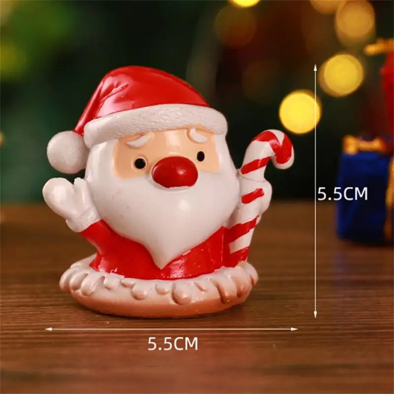 

Полимерные цветные мини-украшения, безопасные Праздничные рождественские украшения, рождественские украшения для вечеринки, праздничная атмосфера