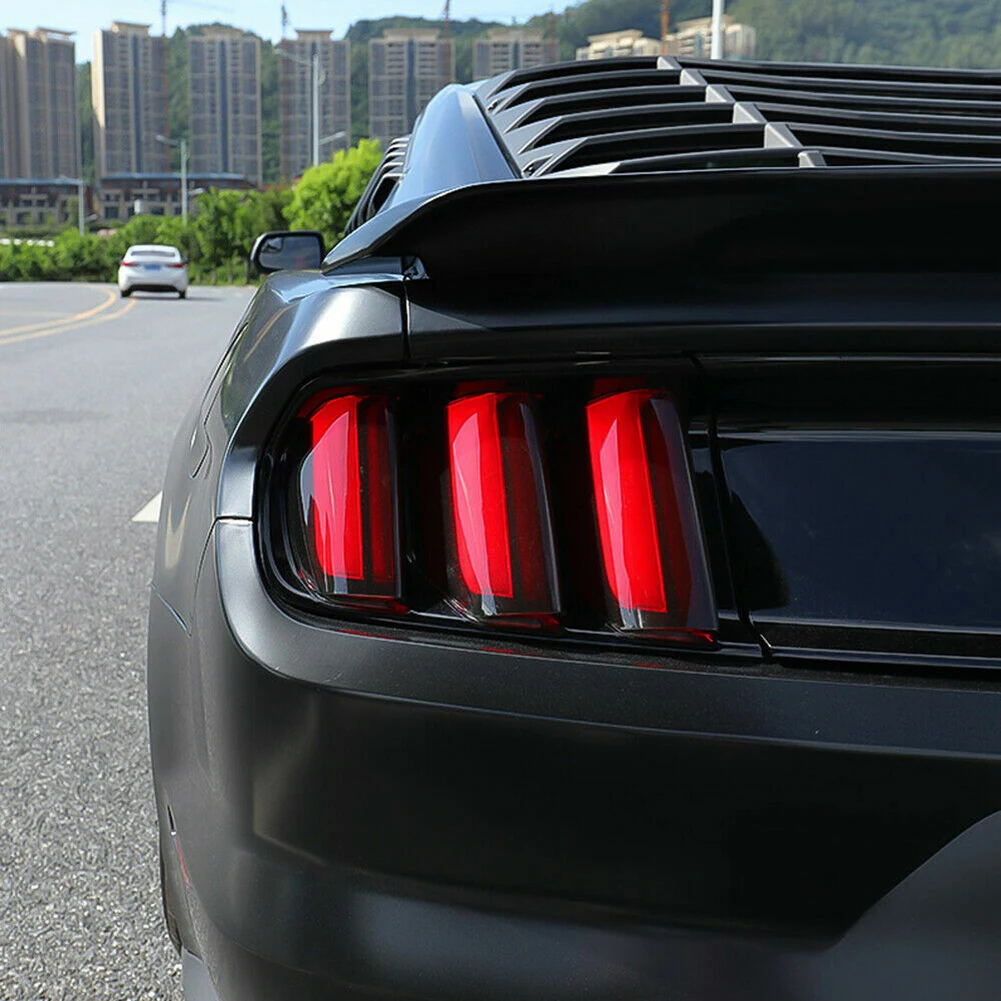 

6 шт., декоративные наклейки для задних фонарей Ford Mustang 18