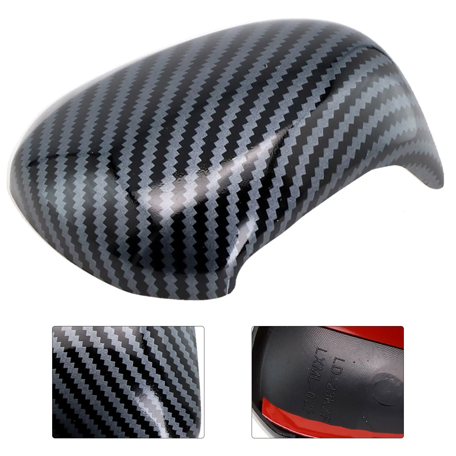 

Cap Lever Knob Cover High Quality Replacement Spare Parts ABS Material Accessories Carbon Fiber Pattern Brand New