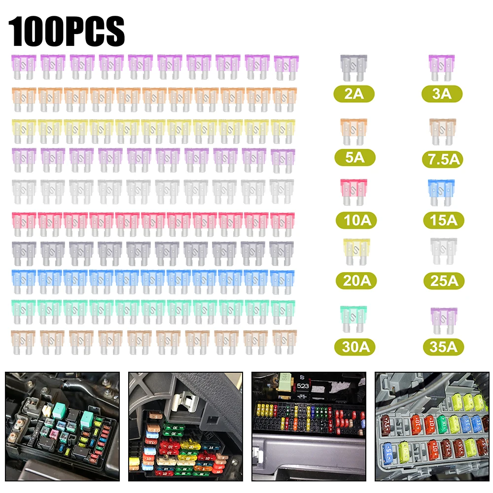 Автомобильная защита предохранитель среднего размера тип 100 2-35 А комбинация