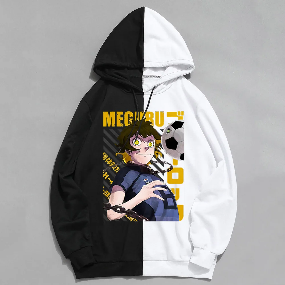 

Japanese Anime Blue Lock Hoodies Men Women Sweatshirt Harajuku Streetwear Boy Girl Casual Winter Hoody Tops White Black 4XL