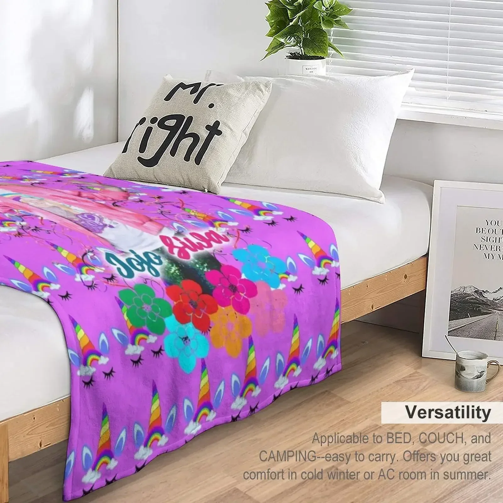 Одеяло jojo siwa роскошные милые одеяла на заказ