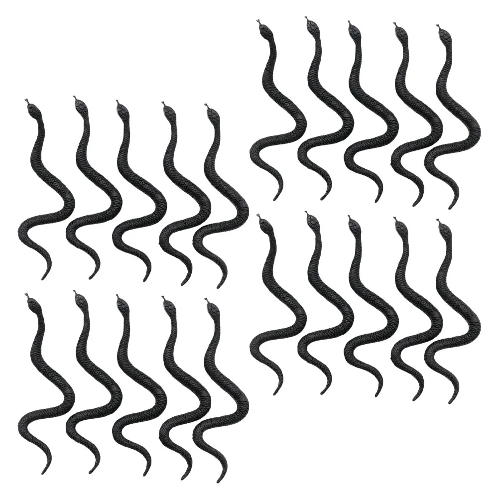 

Snake Toy Toys Fake Props Tricky Rubber Trick Snakes Prop Prank Simulation Halloweenscary Party Model Animal Wiggle Mamba Black