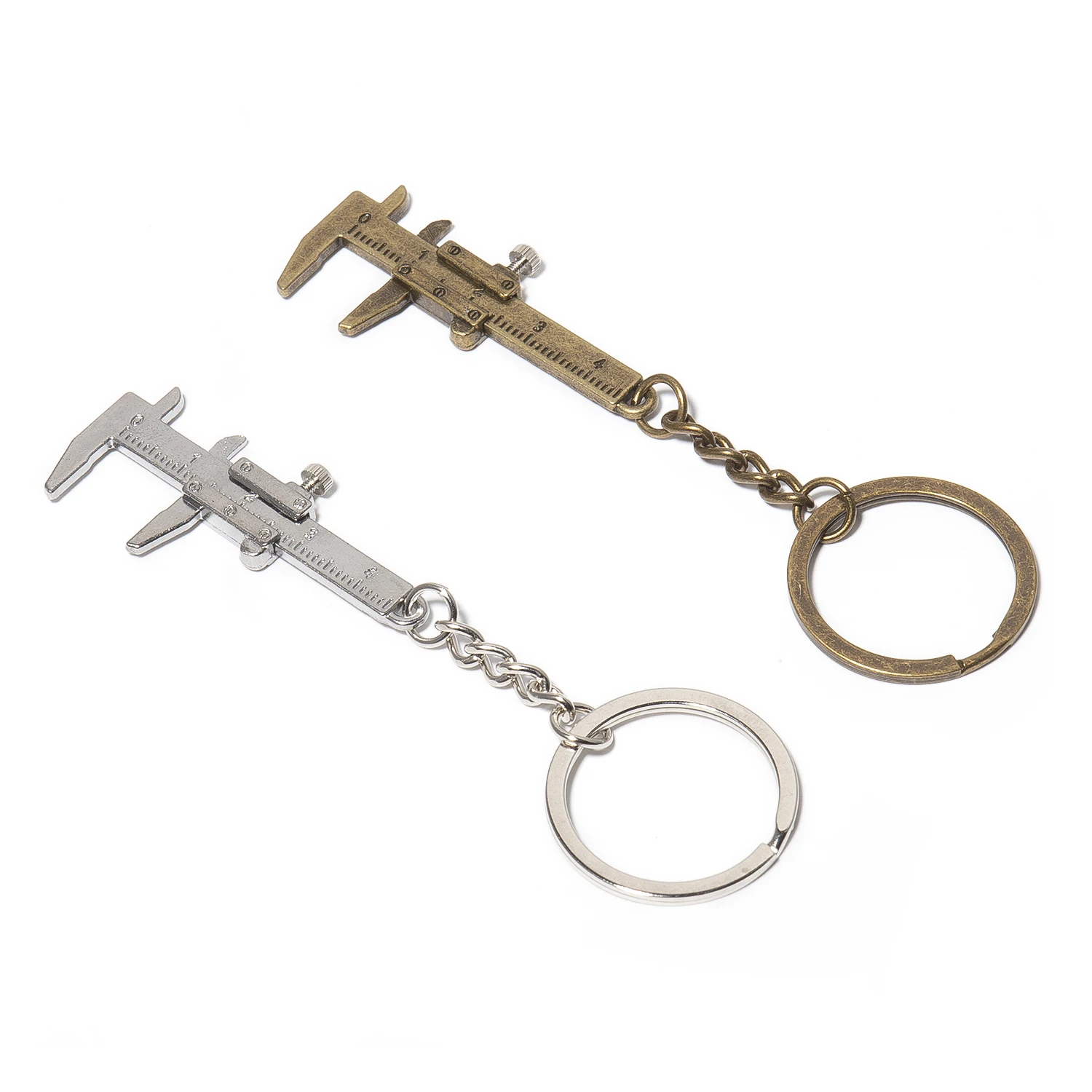 Мини штангенциркуль портативный 0-30 мм серебристый бронзовый турбо