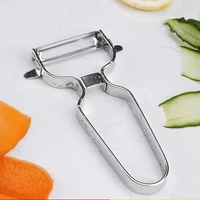 kitchen tool stainless steel y shaped handle silver peeler fruit and vegetable slicer planer potato carrot grinder