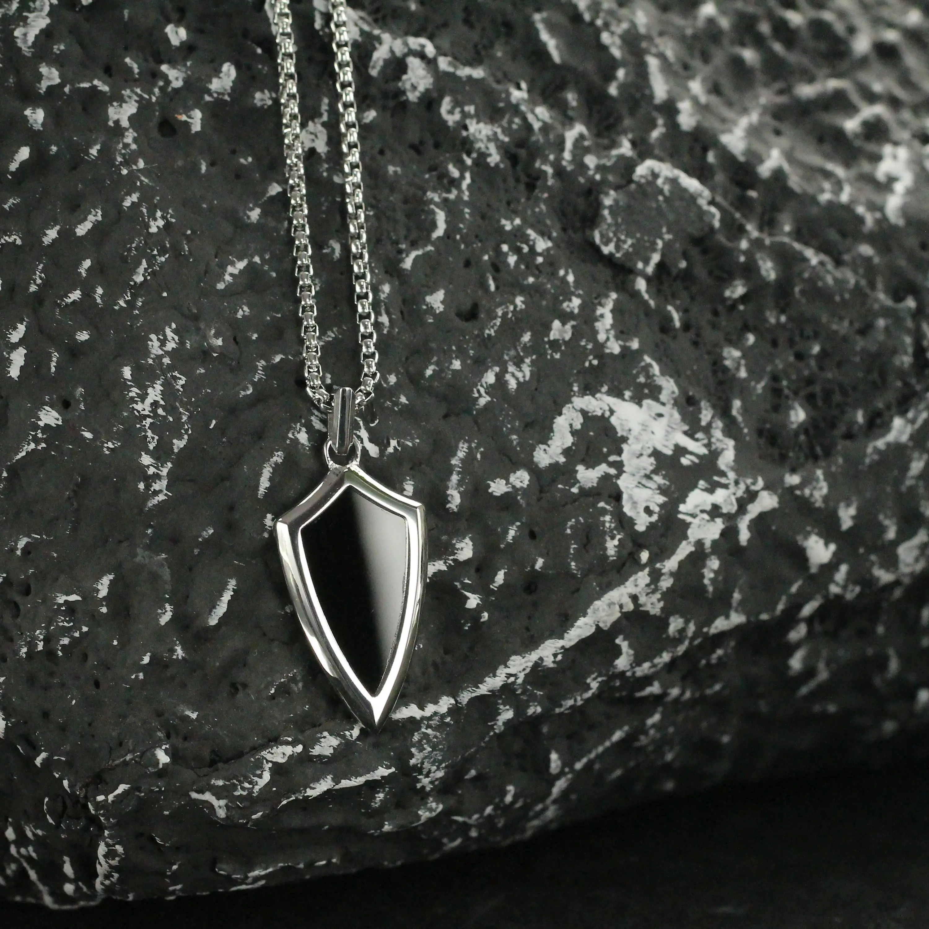 Изящные Ювелирные изделия мужское ожерелье из драгоценных камней