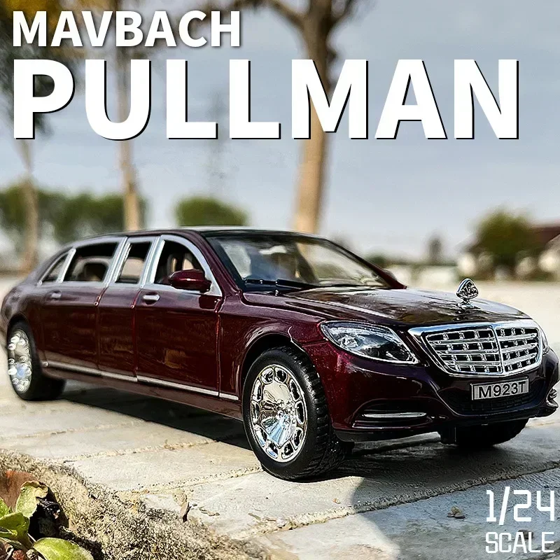 Масштаб 1:24 Maybach S600 Pullman Литая Под Давлением Модель Автомобиля Металлический