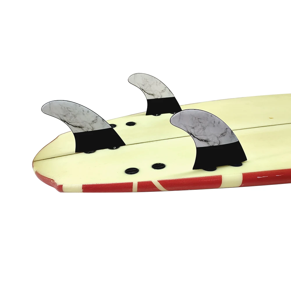 Новый стиль мраморный плавник для серфинга UPSURF FCS M/L доски из стекловолокна