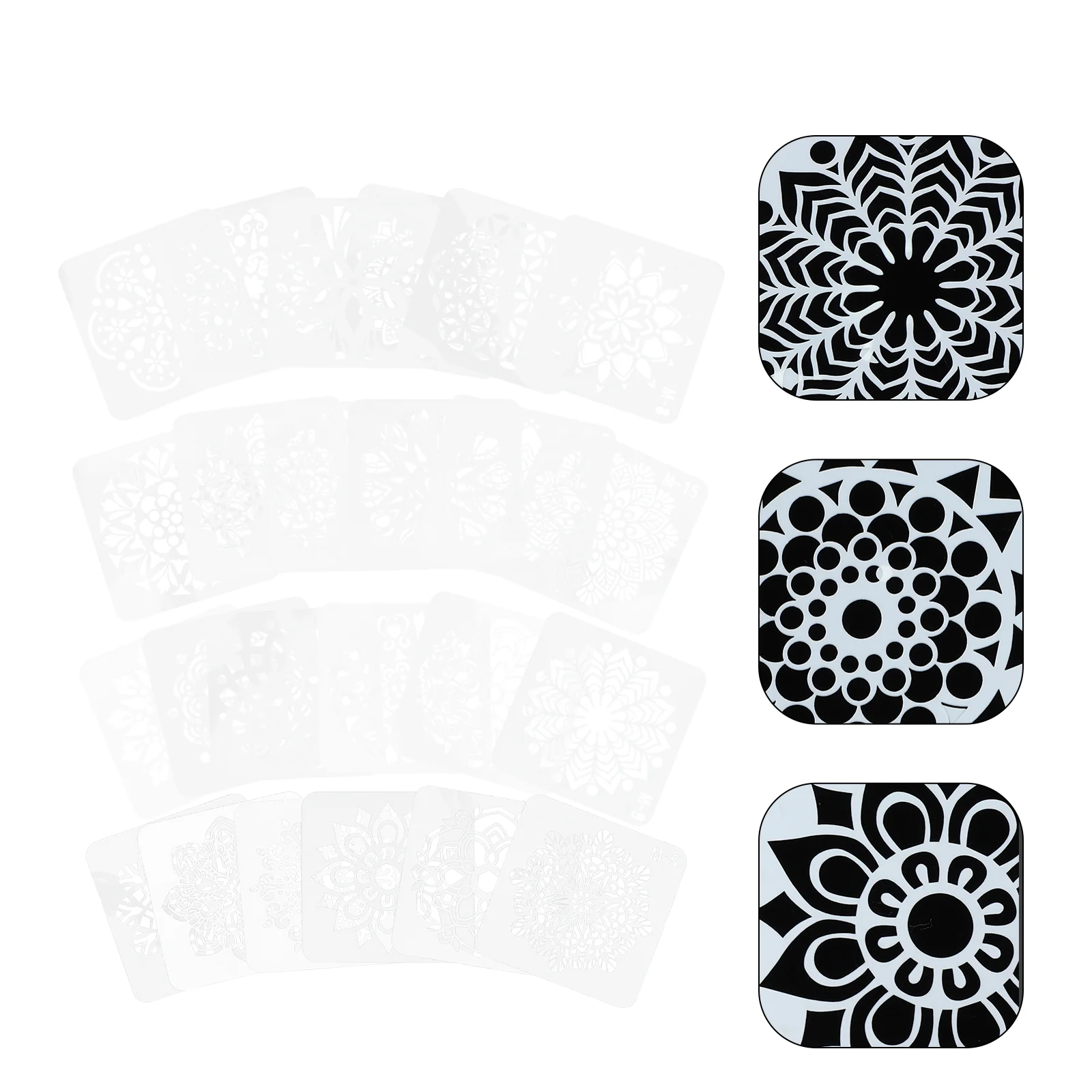 

Drawing Stencil Template Mandala Painting Stencils Kids Tile Diy Kits Wall Dot Templates Floor Flower Tools Dotting Set Floral
