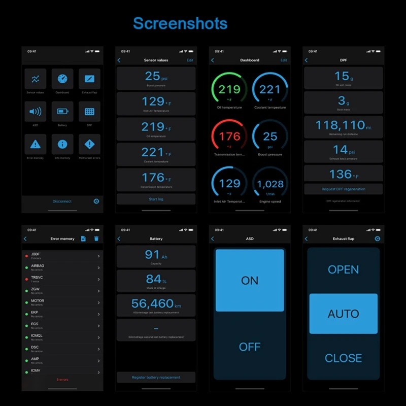 1 Piece Car Diagnostic Tool OBD2 ELM327 V2.2 VLINKER BM ABS For BMW BIMMERCODE Code Reader Scanner