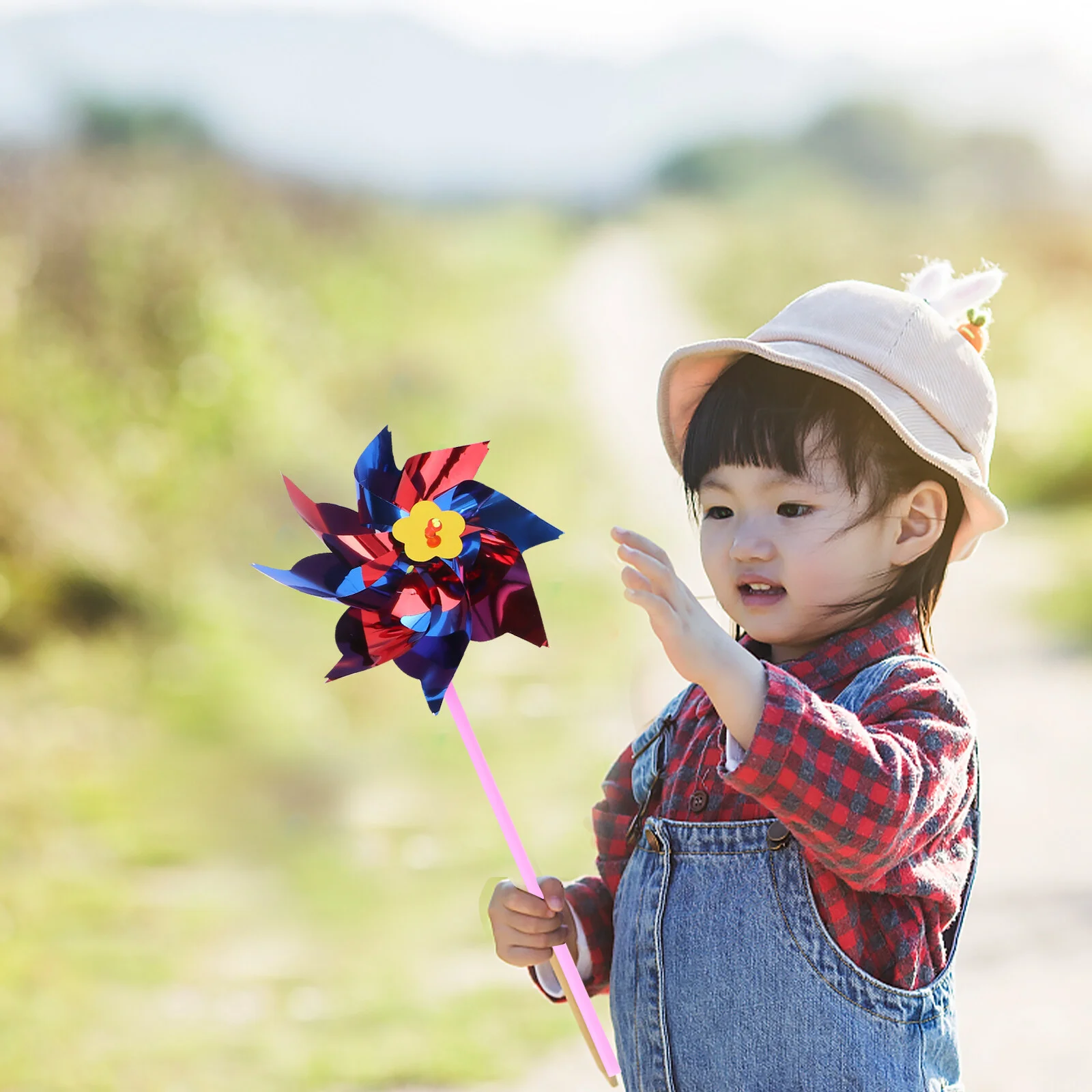

20 Pcs Small Windmill Toy Outdoor Play Toys Kids Decorate Pinwheel Colorful DIY Child Mini