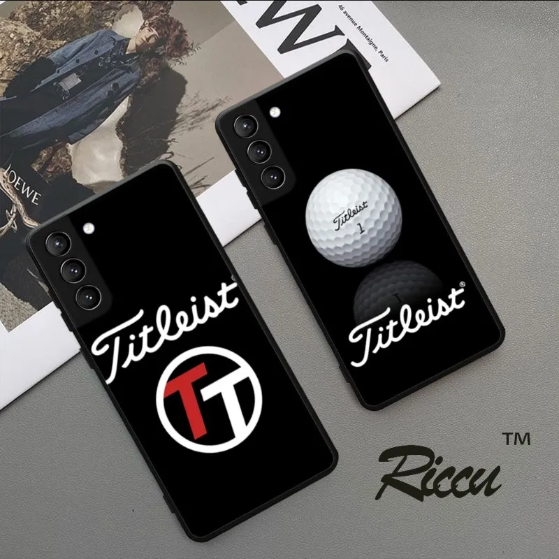 

Luxury design Golf titleist TT Phone Case For Samsung Galaxy S22 S21 S20 FE Ultra S10 S9 Plus S10e Note 20Ultra 10Plus Cover