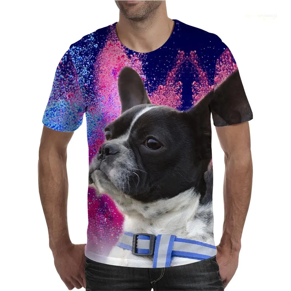 

2022 New Pet Teddy Hip Hop T Shirt Men Ladies 3D Machine Print Oversized T Shirt Harajuku Style Summer Short Sleeve T Shirt Top