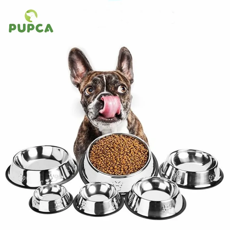 

Миска для собак из нержавеющей стали, медленная кормушка, безопасная моющаяся миска для еды домашних животных, миска для воды для маленьких,...