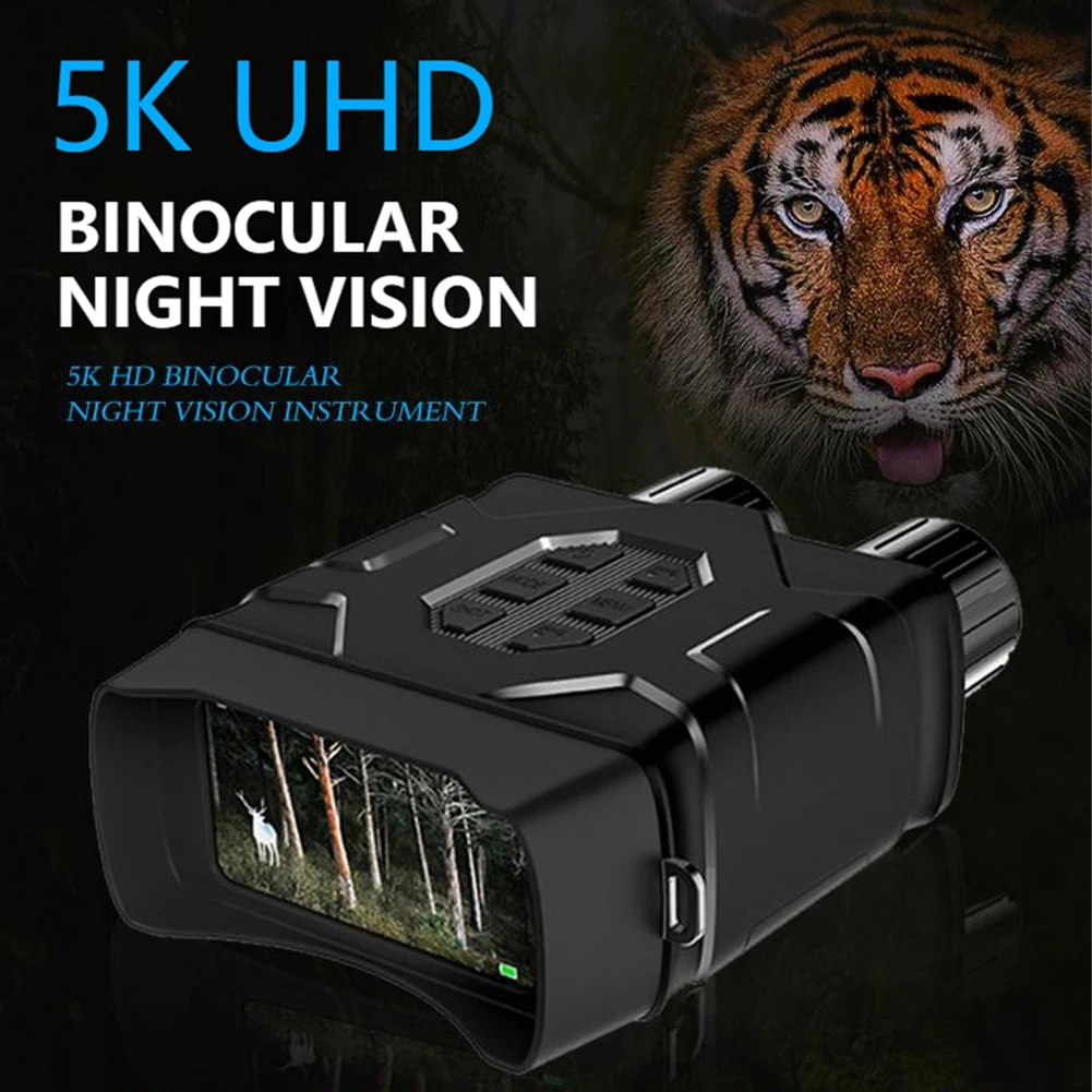 

NV016 300-500M Infrared WIFI Binoculars Night Vision 4 Inch 5K UHD 52MP 10X Digital Zoom Binocular Telescope for Hunting Camping