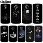 Ciciber чехол для телефона Motorola Moto G60 G6 E6 G5 G5S E5 G4 E4 Z2 Z3 ONE X4 C GO Plus Play Power мягкий силиконовый лунный астронавт