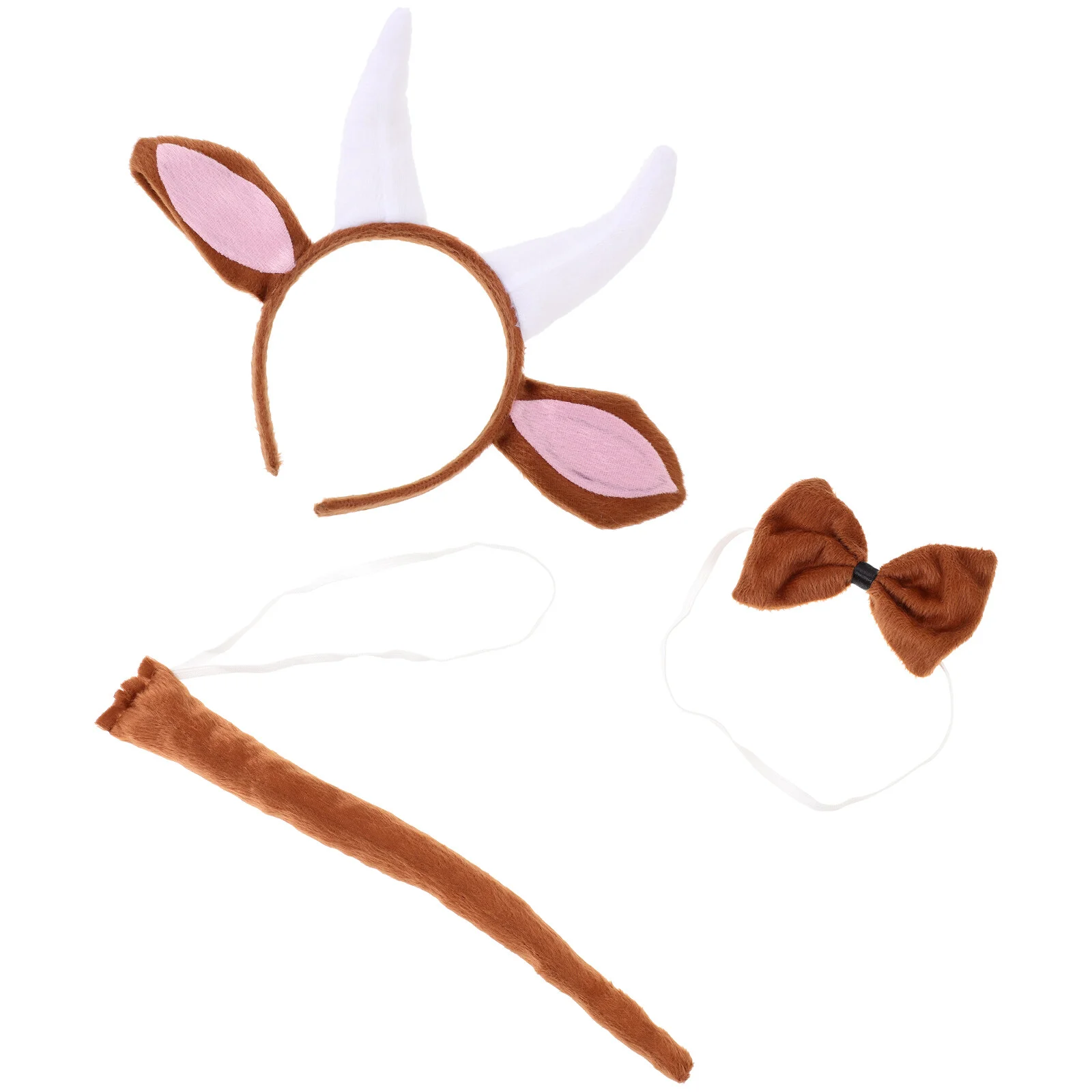 

Apparel Performance Costume Animal Bowtie Headband Ears Hairband Party Supply Tail
