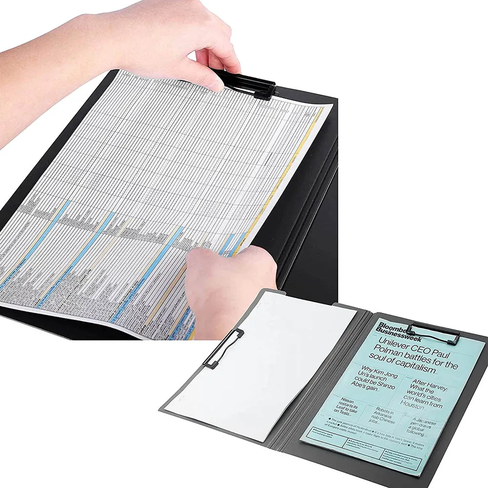 Папка-держатель А4 для записей записная книжка зажим двойные зажимы тестовый